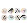 thumbnail image 1 of Efavormart 500PCS - 1.5" Round Thank You Stickers Roll With Geometric Decor, DIY Envelop Seal Labels for DIY, Party, Weddings, Baby showers Packaging, Wrapping, Gifts Decorations, 1 of 11