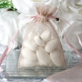 thumbnail image 1 of Efavormart 50PCS ROSE QUARTZ Organza Gift Bag Drawstring Pouch Wedding Favors Bridal Shower Treat Jewelry Bags - 3"x4", 1 of 10