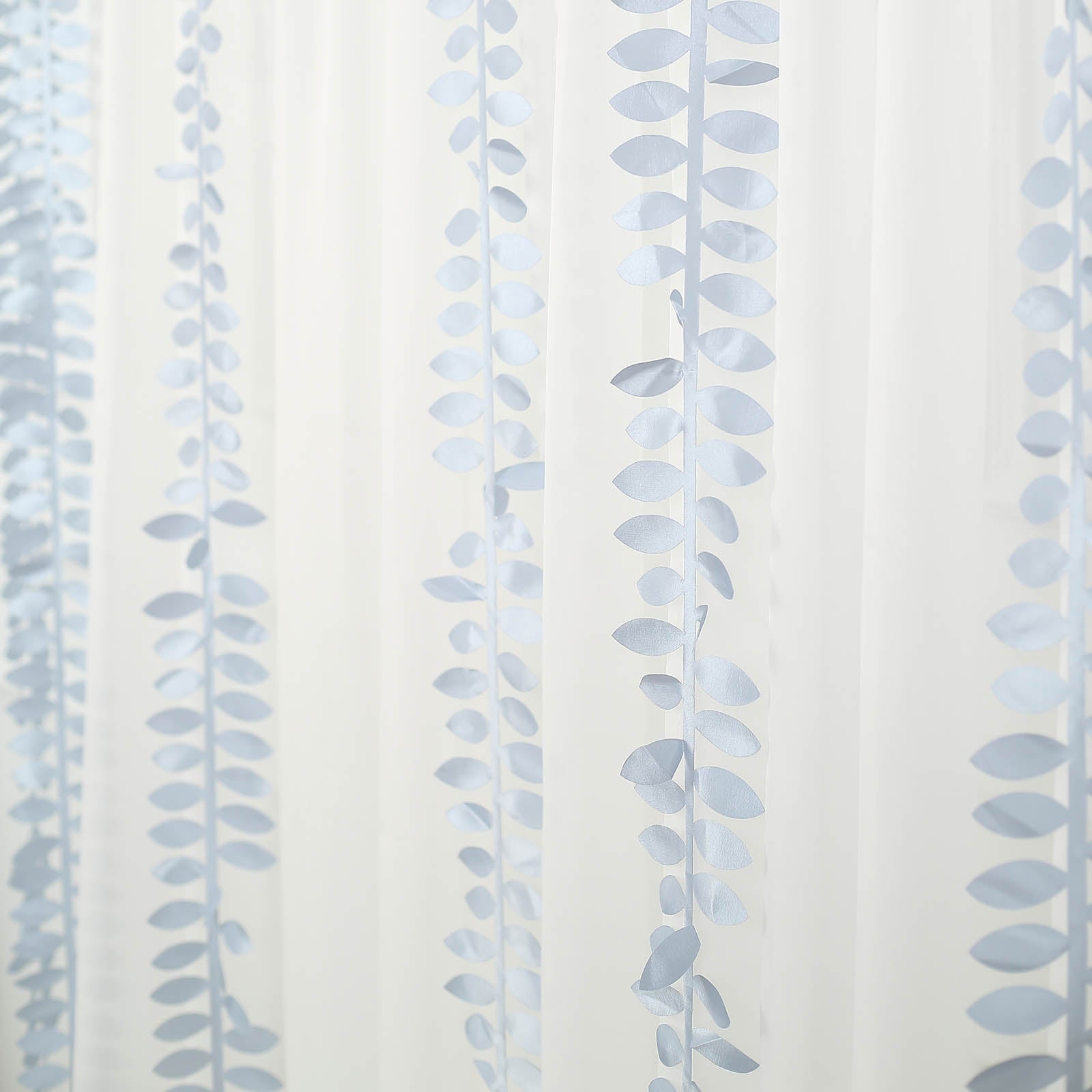 Efavormart 50ft | 4" Dusty Blue Leaf Petal Taffeta Ribbon Sash ...