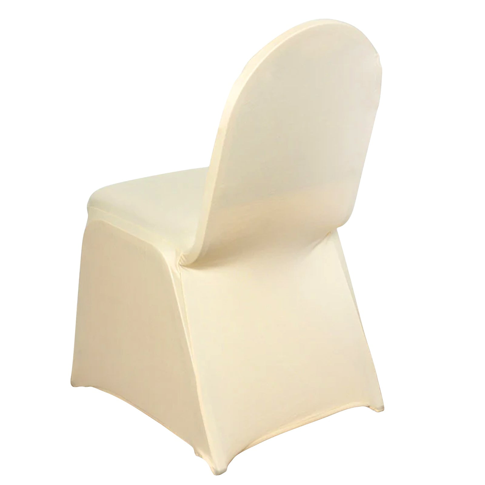 Efavormart 50pcs Champagne Stretchy Spandex Fitted Banquet Chair Cover ...