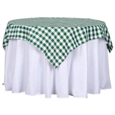 Efavormart Buffalo Plaid Tablecloth | 60"x102" Rectangular | White/Rose ...