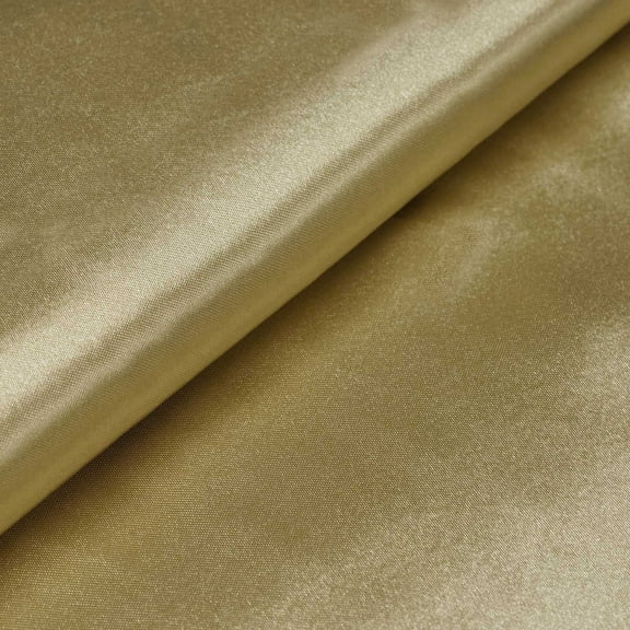 Efavormart 54" Wide x 10 yards Satin Wedding Banquet Restaurant Wholesale Fabric Bridal Bolt For Party Events Decor - Champagne