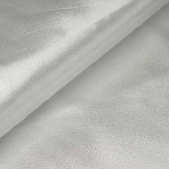 Efavormart 54" Wide x 10 yards Satin Wedding Banquet Restaurant Wholesale Fabric Bridal Bolt For Party Events Decor - White