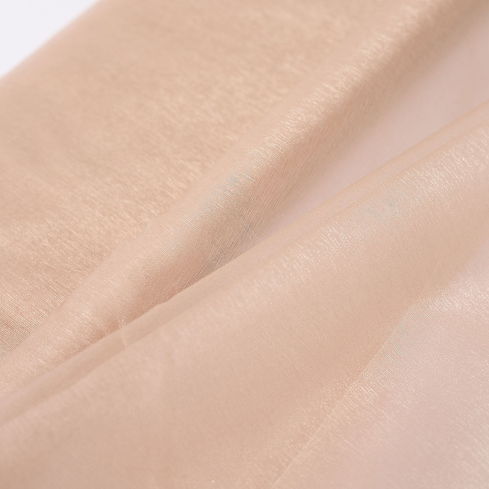 Efavormart 54"X10yd | Nude Solid Sheer Chiffon Fabric Bolt, DIY Voile ...
