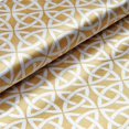 thumbnail image 1 of Efavormart 54 inch x 10 yards White Artful Circles Print Satin Fabric Bolt Sewing Craft Bridal Supplies - Champagne, 1 of 5