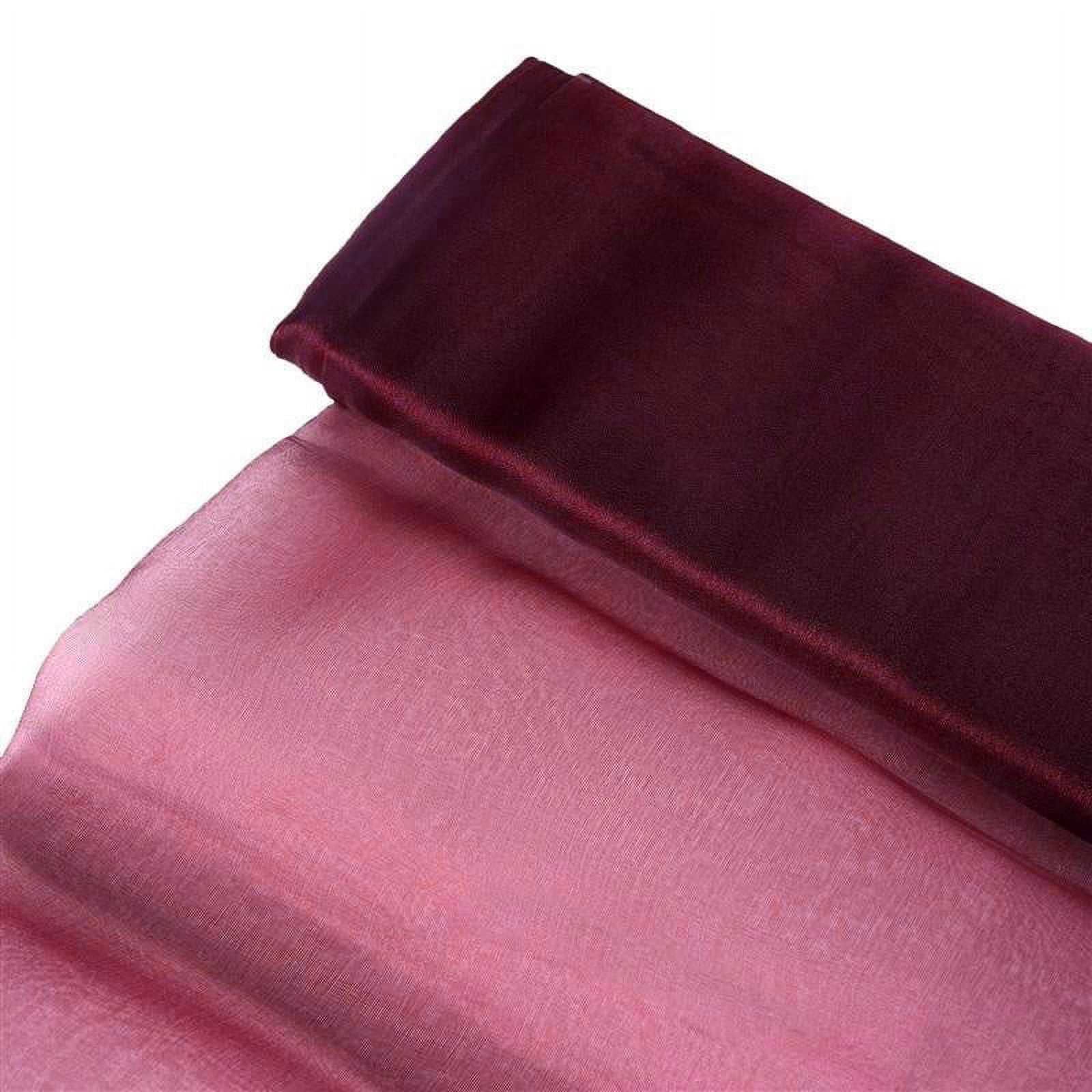 Efavormart 54"x10yd | Burgundy Solid Sheer Chiffon Fabric Bolt, DIY ...