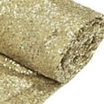 thumbnail image 1 of Efavormart 54"x4 Yards Champagne Premium Sequin Fabric Bolt, Sparkly DIY Craft Fabric Roll, 1 of 6