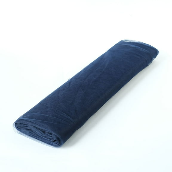 Efavormart 54"x40 Yards Navy Blue Tulle Fabric Bolt, DIY Crafts Sheer Fabric Roll