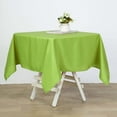 thumbnail image 1 of Efavormart 54x54" Lime Green Wholesale Linens Seamless Polyester Square Linen Tablecloth For Wedding Banquet Party Restaurant, 1 of 11