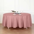 thumbnail image 1 of Efavormart 5PCS 108" Wholesale Round Tablecloth Polyester Round Table Linens For Wedding Party Banquet Restaurant - DUSTY ROSE, 1 of 9