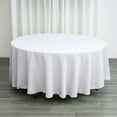 thumbnail image 1 of Efavormart 5PCS 108" Wholesale Round Tablecloth Polyester Round Table Linens For Wedding Party Banquet Restaurant -  WHITE, 1 of 11