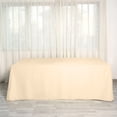 thumbnail image 1 of Efavormart 5PCS 90x156" BEIGE Wholesale Rectangle Polyester Tablecloth Linen Wedding Party Restaurant Tablecloth, 1 of 9