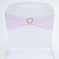 thumbnail image 1 of Efavormart 5pcs Lavender Spandex Chair Sash, Elastic Band Sashes Fitted chair tie for wedding Event Banquet Decor, 1 of 6