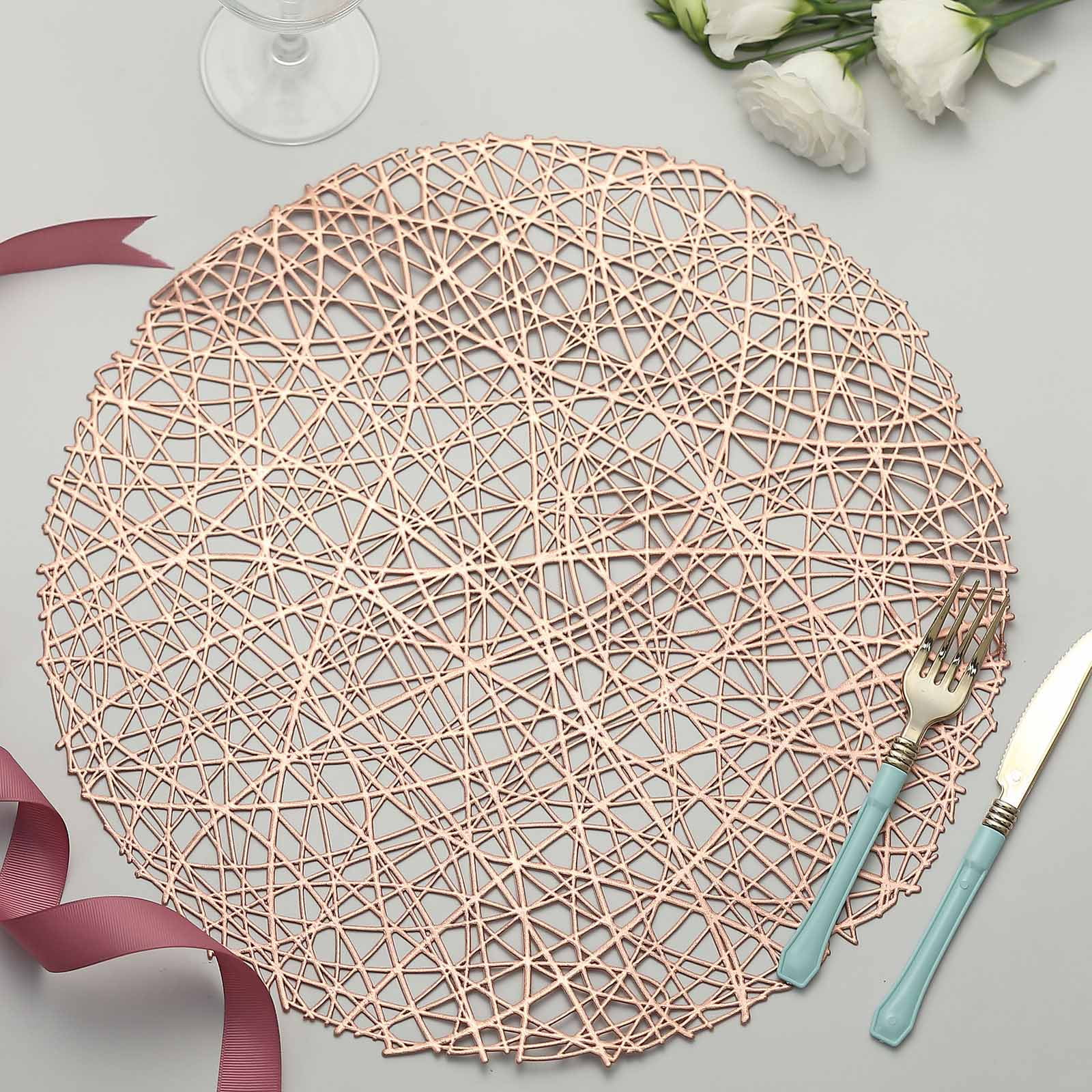 https://i5.walmartimages.com/seo/Efavormart-6-Pack-15-Rose-Gold-Round-Woven-Vinyl-Placemats-Non-Slip-Dining-Table-Placemats-For-Wedding-Events-Birthday-Party_e3826950-5da4-4782-bdc6-4ab0f4fb0e4e.c575d4f58fdc3341e4cfc295155b274c.jpeg