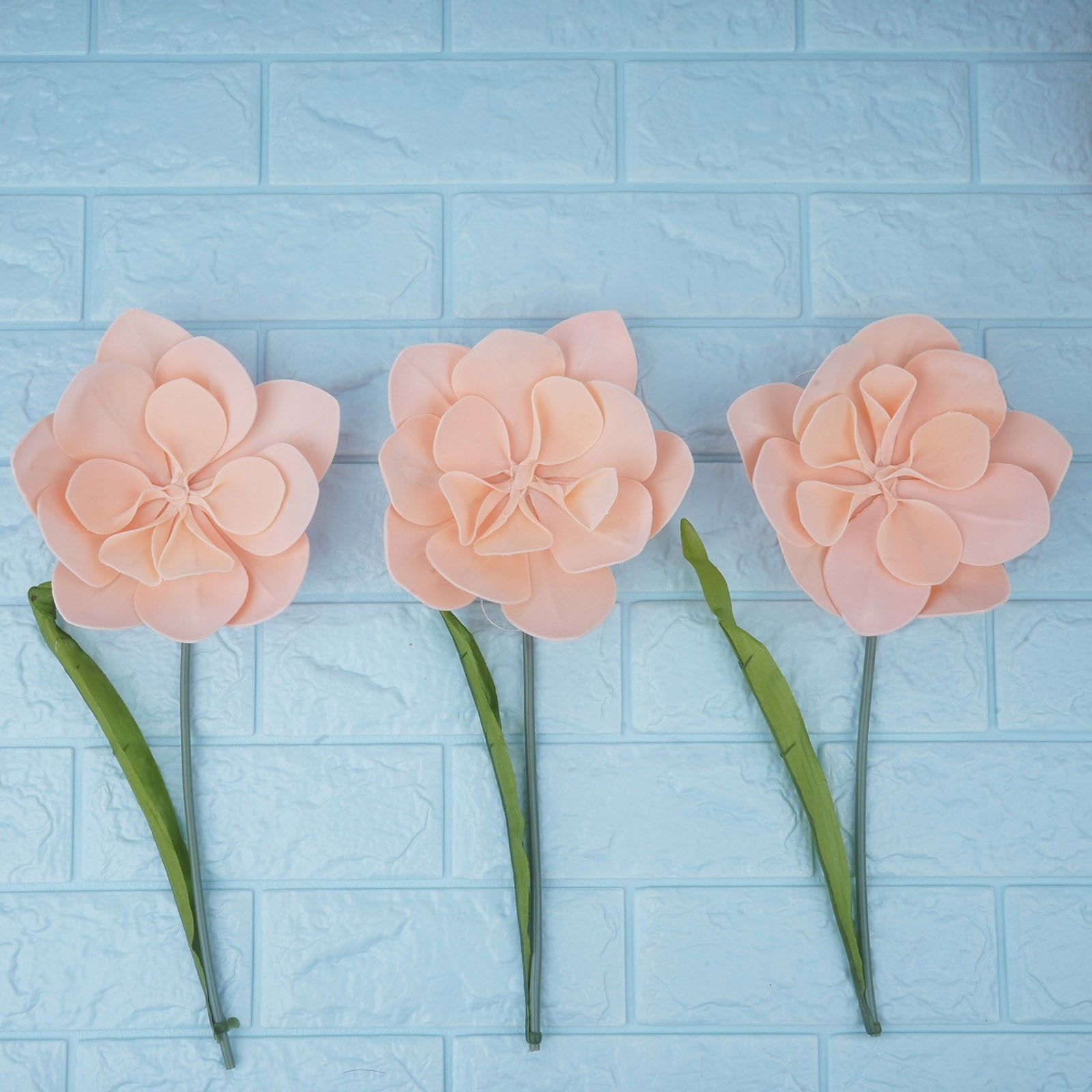 Efavormart 6 Pack | 8" Blush / Rose Gold Real-Like Soft Foam Craft ...