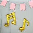 thumbnail image 1 of Efavormart 6 Pack Gold 16th & 8th Musical Notes Aluminum Foil Mylar Balloon For Wedding Party Decoration, 1 of 11