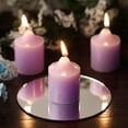 thumbnail image 1 of Efavormart 60 PACK Lavender Unscented Votive Candles for Wedding Party Birthday Centerpieces Home Decorations Supplies, 1 of 7