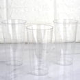 thumbnail image 1 of Efavormart 60 Pack 18oz Silver Glittered Clear Cocktail Disposable Plastic Glasses - Perfect for Wedding Ceremonies, Birthday Celebrations, Upscale Occasions, and Any Special Events, 1 of 9