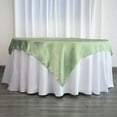 thumbnail image 1 of Efavormart 60" SATIN Square Tablecloth Overlay For Wedding Catering Party Table Decorations SAGE GREEN Square Tablecloth Cover, 1 of 10