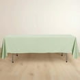 thumbnail image 1 of Efavormart 60"x102" Sage Green Premium Scuba Rectangular Tablecloth, Wrinkle Free Polyester Seamless Tablecloth, 1 of 11