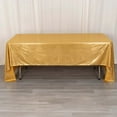 thumbnail image 1 of Efavormart 60"x126" Shiny Gold Polyester Rectangular Tablecloth With Shimmer Sequin Dots, 1 of 11