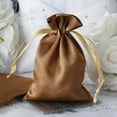 thumbnail image 1 of Efavormart 60PCS ANTIQUE GOLD Satin Gift Bag Drawstring Pouch Wedding Favors Bridal Shower Candy Jewelry Bags - 4"x 6", 1 of 6