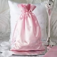 thumbnail image 1 of Efavormart 60PCS PINK Satin Gift Bag Drawstring Pouch Wedding Favors Bridal Shower Candy Jewelry Bags - 6"x 9", 1 of 9