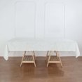 thumbnail image 1 of Efavormart 60x102" Premium White Faux Linen Rectangular Tablecloth | Wrinkle Free Tablecloth, 1 of 11