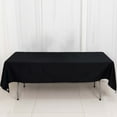 thumbnail image 1 of Efavormart 60x102" Rectangle Tablelinens Commercial grade 100% Cotton Tablecloth For Wedding Party Home Decor - Black, 1 of 11
