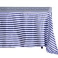 thumbnail image 1 of Efavormart 60x126" WHITE / PURPLE Striped Wholesale SATIN Banquet Table Linens Wedding Party Restaurant Tablecloth, 1 of 6