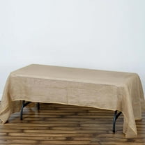 Efavormart 60x126" Wholesale Natural Rustic Burlap Tablelinens Jute Rectangle Tablecloth For Wedding Event Decoration