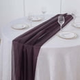 thumbnail image 1 of Efavormart 6FT Eggplant Premium Chiffon Table Runner for Party Dining Banquet Events Restaurant Kitchen Home and Multi-Use, 1 of 9