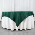thumbnail image 1 of Efavormart 70" Hunter Emerald Green 200 GSM Seamless Premium Polyester Square Tablecloth, 1 of 10