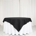 thumbnail image 1 of Efavormart 70"x70" Square Chambury Casa 100% Cotton Linen Tablecloth For Wedding Party Home Decor - Black, 1 of 8