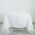 thumbnail image 1 of Efavormart 70"x70" Square Chambury Casa 100% Cotton Linen Tablecloth For Wedding Party Home Decor - White, 1 of 11