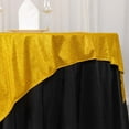 thumbnail image 1 of Efavormart 72"x72" Gold Glitter Sparkle Polyester Table Overlay, Shimmery Square Table Topper, 1 of 11