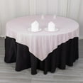 thumbnail image 1 of Efavormart 72"x72" Iridescent Glitter Sparkle Polyester Table Overlay, Shimmery Square Table Topper, 1 of 11