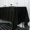 thumbnail image 1 of Efavormart 72x120" Rectangle BLACK Wholesale SATIN Tablecloth Banquet Linen Wedding Party Restaurant Tablecloth, 1 of 11