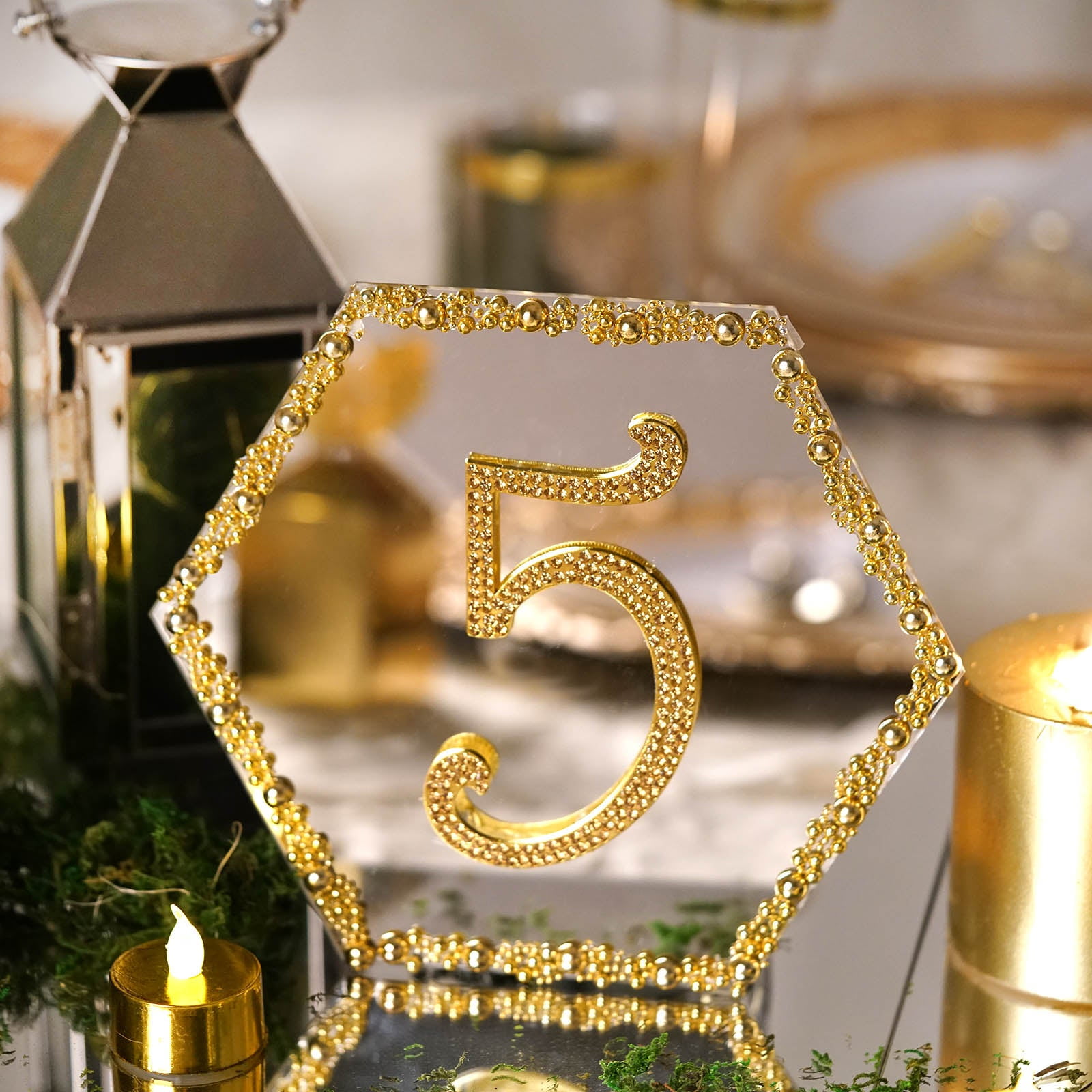 Efavormart 8 Square Glass Mirror Wedding Party Table Decorations