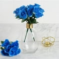 thumbnail image 1 of Efavormart 84 Artificial Buds Roses for DIY Wedding Bouquets Centerpieces Arrangements Party Home Decoration Supply - Blue, 1 of 7
