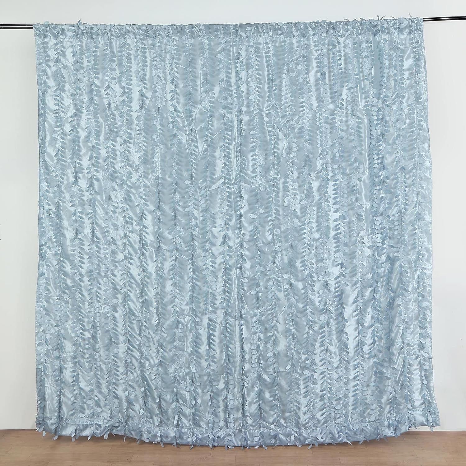Efavormart 8ftx8ft Dusty Blue Hanging Leaf Petal Taffeta Photography ...