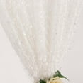 thumbnail image 1 of Efavormart 8ftx8ft White Fringe Shag Polyester Photo Backdrop Curtain, Minky Fabric Wedding Drapery Panel, 1 of 10