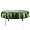 thumbnail image 1 of Efavormart 90" Moss Green Wholesale Linens SATIN Round Tablecloth for Kitchen Dining Catering Wedding Birthday Party Events, 1 of 10