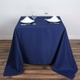 thumbnail image 1 of Efavormart 90" NAVY BLUE Wholesale Linens Polyester Square Linen Tablecloth for Kitchen Dining Catering Wedding Birthday Events, 1 of 7