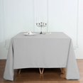 thumbnail image 1 of Efavormart 90" SILVER Wholesale Linens Polyester Square Linen Tablecloth for Kitchen Dining Catering Wedding Birthday Party Events, 1 of 7