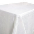 thumbnail image 1 of Efavormart 90" X 132" - White Accordion Crinkle Taffeta Rectangular Table Cover - Perfect for Wedding Ceremonies, Parties, Upscale Occasions, Birthday Celebrations, and Any Special Event, 1 of 11
