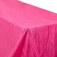 thumbnail image 1 of Efavormart 90" X 156" - Fuchsia Accordion Crinkle Taffeta Rectangular Table Cover - Perfect for Wedding Ceremonies, Parties, Upscale Occasions, Birthday Celebrations, and Any Special Event, 1 of 11