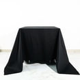 thumbnail image 1 of Efavormart 90" x 90" Black Square Chambury Casa 100% Cotton Linen Tablecloth, 1 of 10