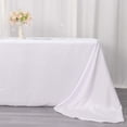 thumbnail image 1 of Efavormart 90x156" WHITE Wholesale Rectangle Polyester Round Corner Linen Wedding Party Restaurant Tablecloth, 1 of 10