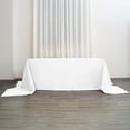 thumbnail image 1 of Efavormart 90x156" WHITE Wholesale Rectangle Polyester Tablecloth Linen Wedding Party Restaurant Tablecloth, 1 of 10